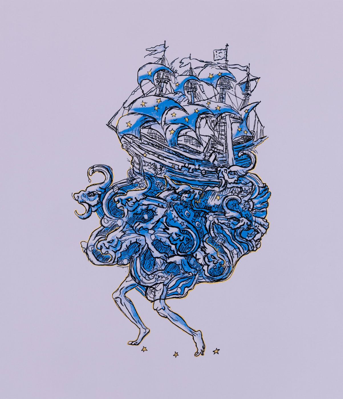 Hew Locke, Kings & Queens 10, 2025