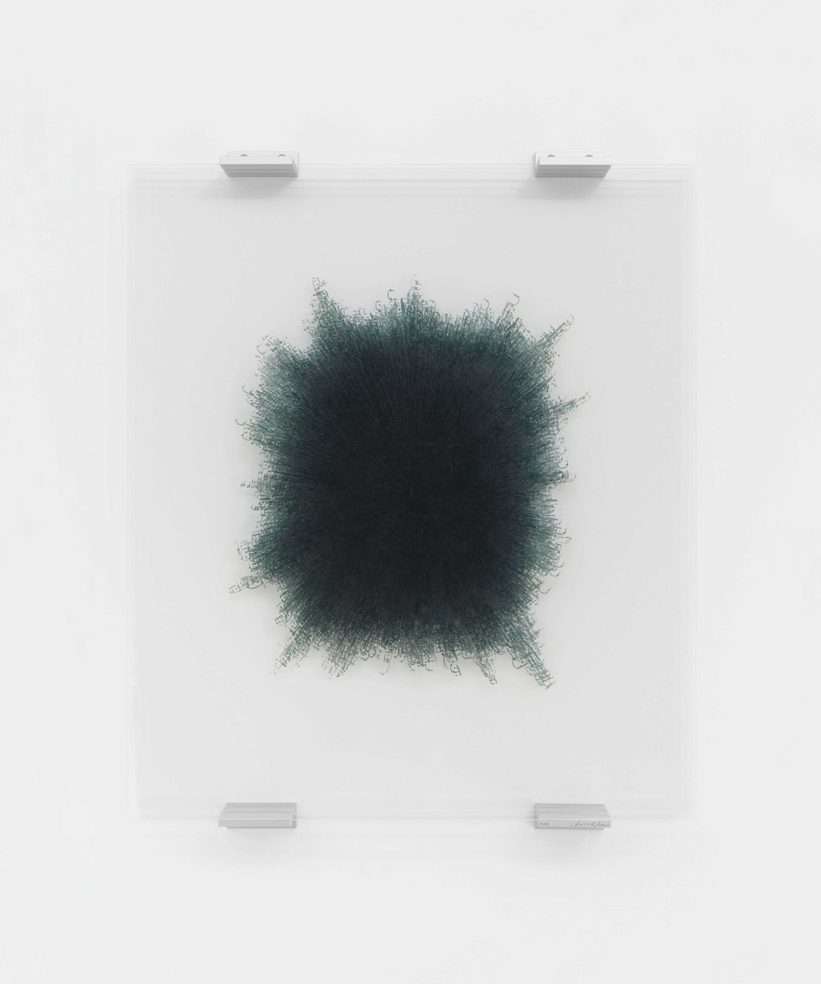 Idris Khan, After the setting sun (Pine Green), 2025