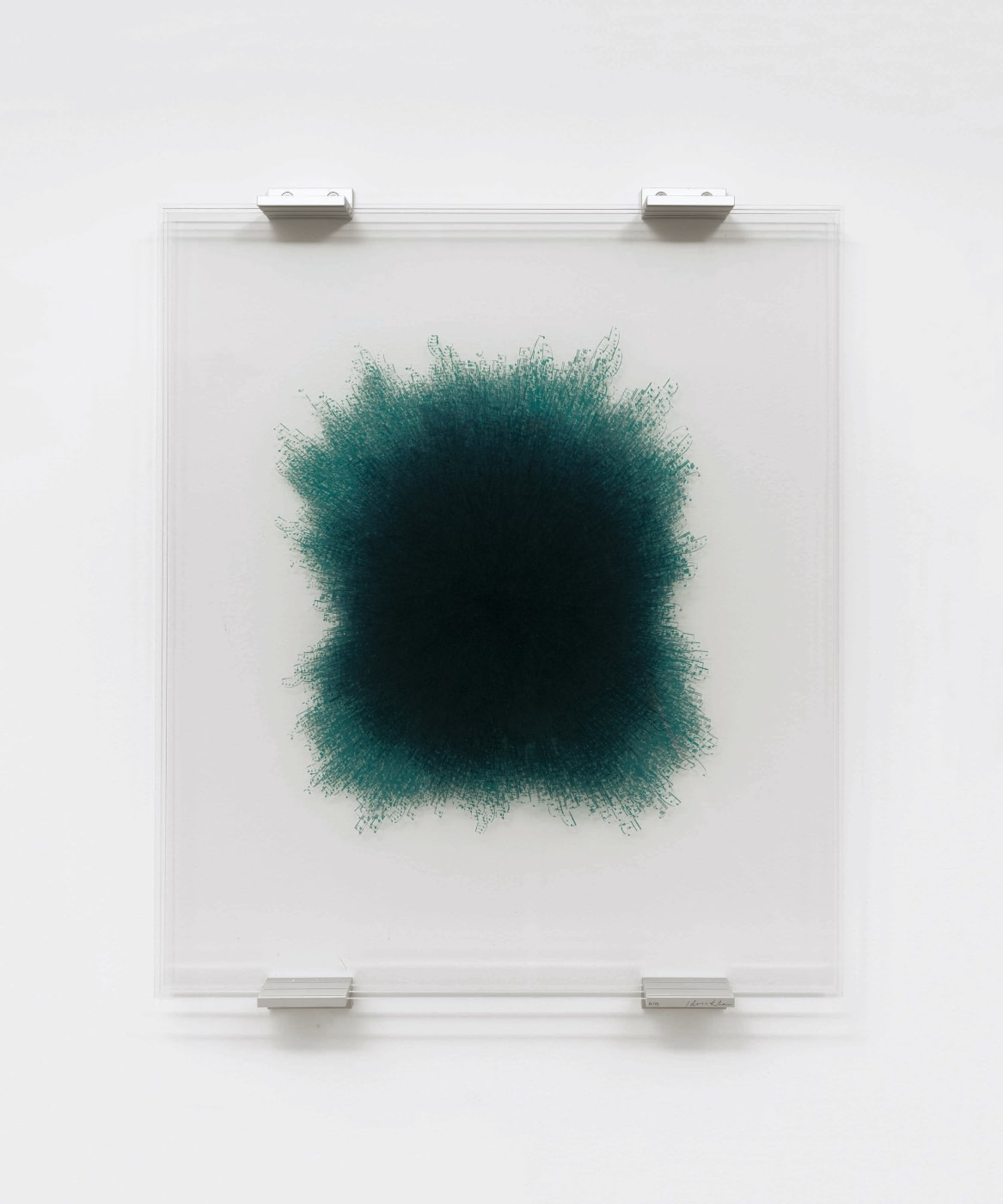 Idris Khan, After the setting sun (Azure Blue), 2025