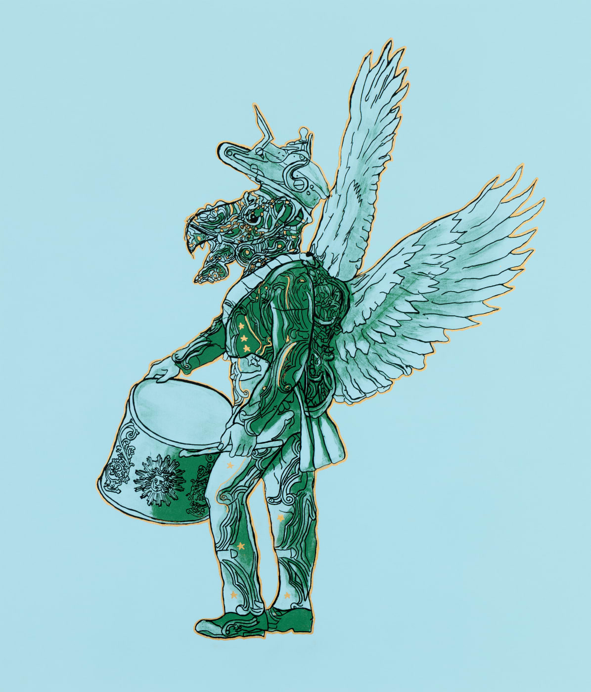 Hew Locke, Kings & Queens 14, 2025