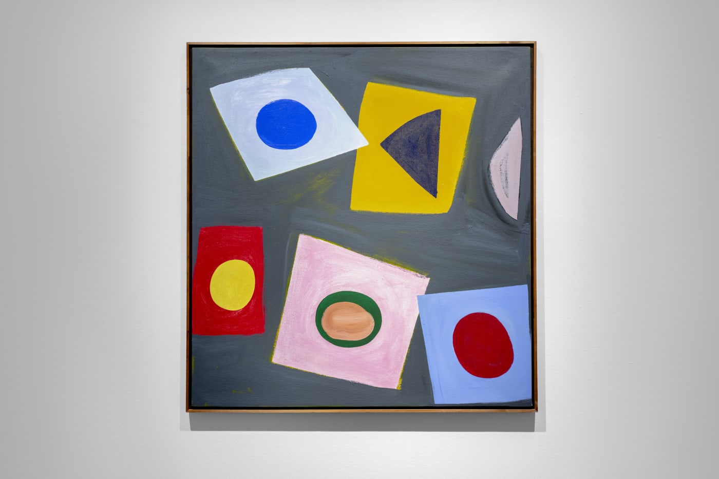 John McLean (1939 - 2019) Thrice, 2000/01 Acrylic on canvas 112 x 106 cm John McLean worked on a large...