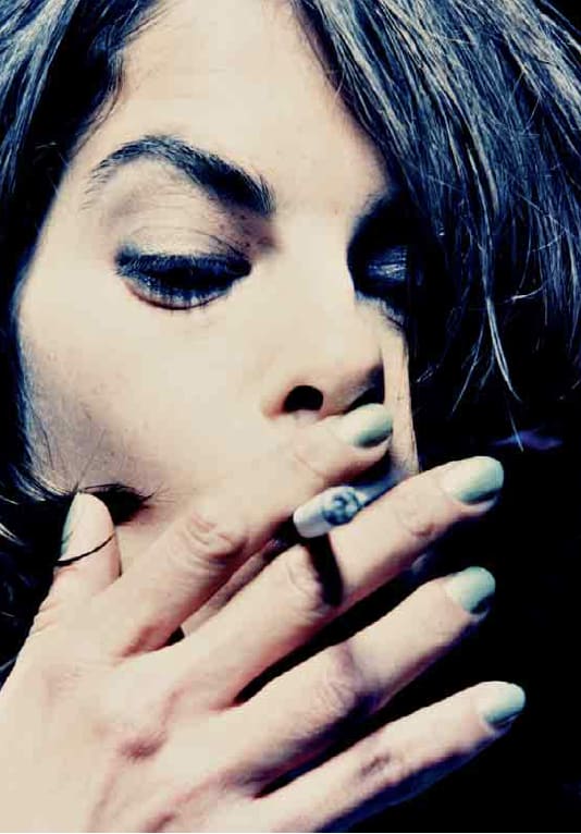 Tracey Emin (smoking II), London, England, 1998 Pigment Print 66 x 56 cm | 26 x 22 1/8 in Edition...