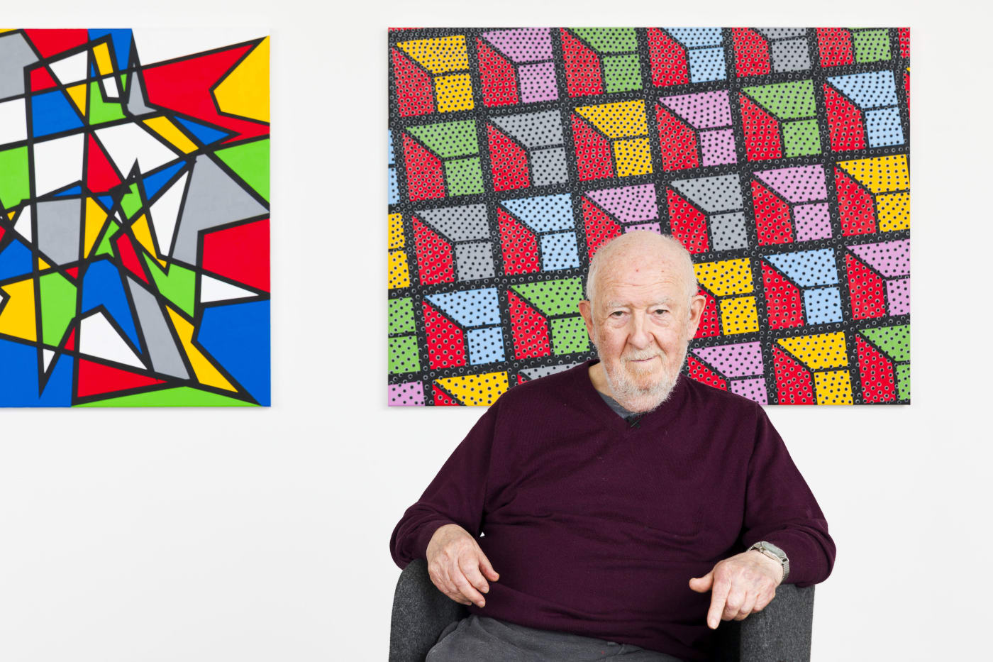 ABOUT BERNARD COHEN (b 1933) Born in London, where he lives and works, Bernard Cohen studied at the Slade School...