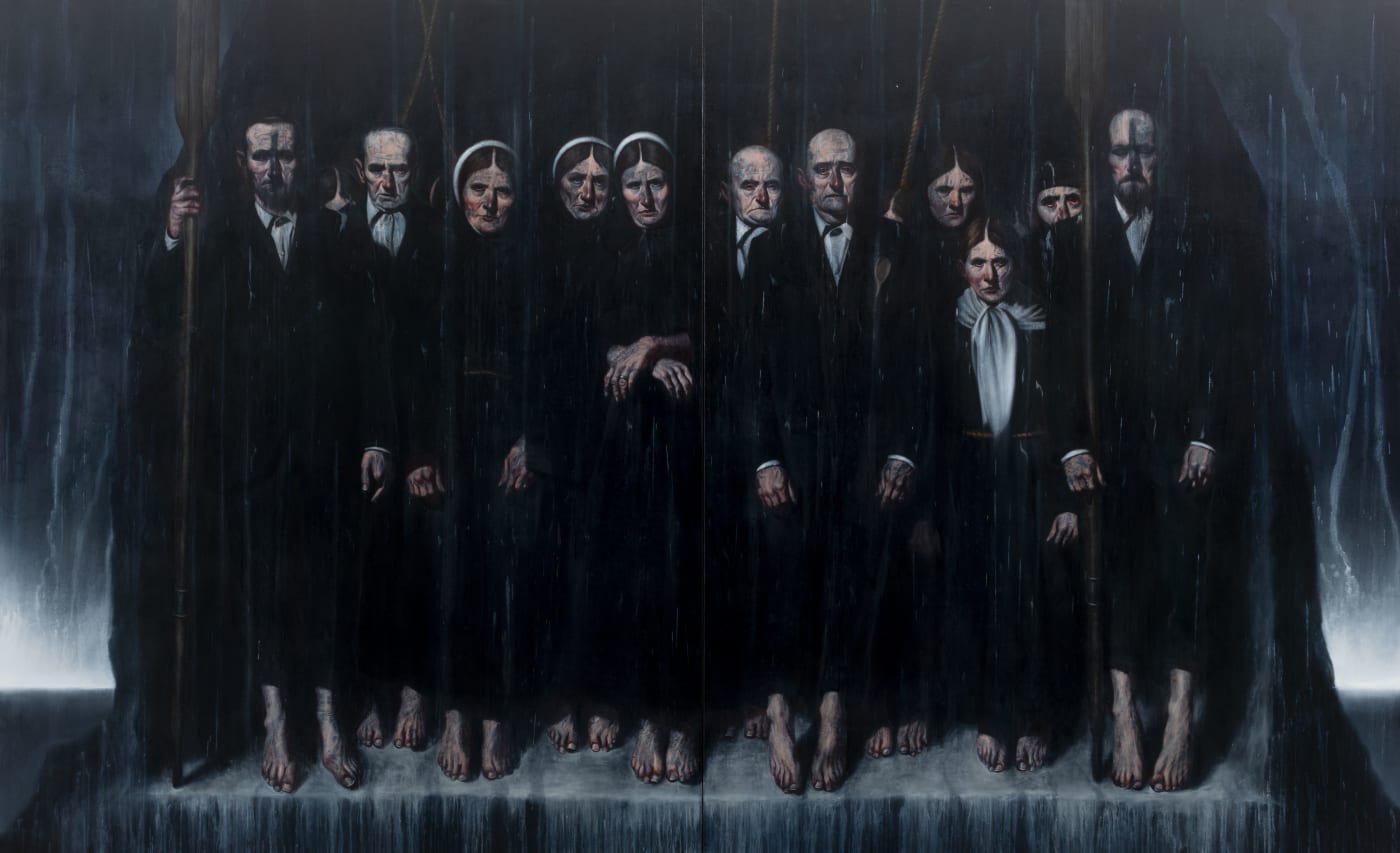 Ken Currie, Colony (Diptych), 2024