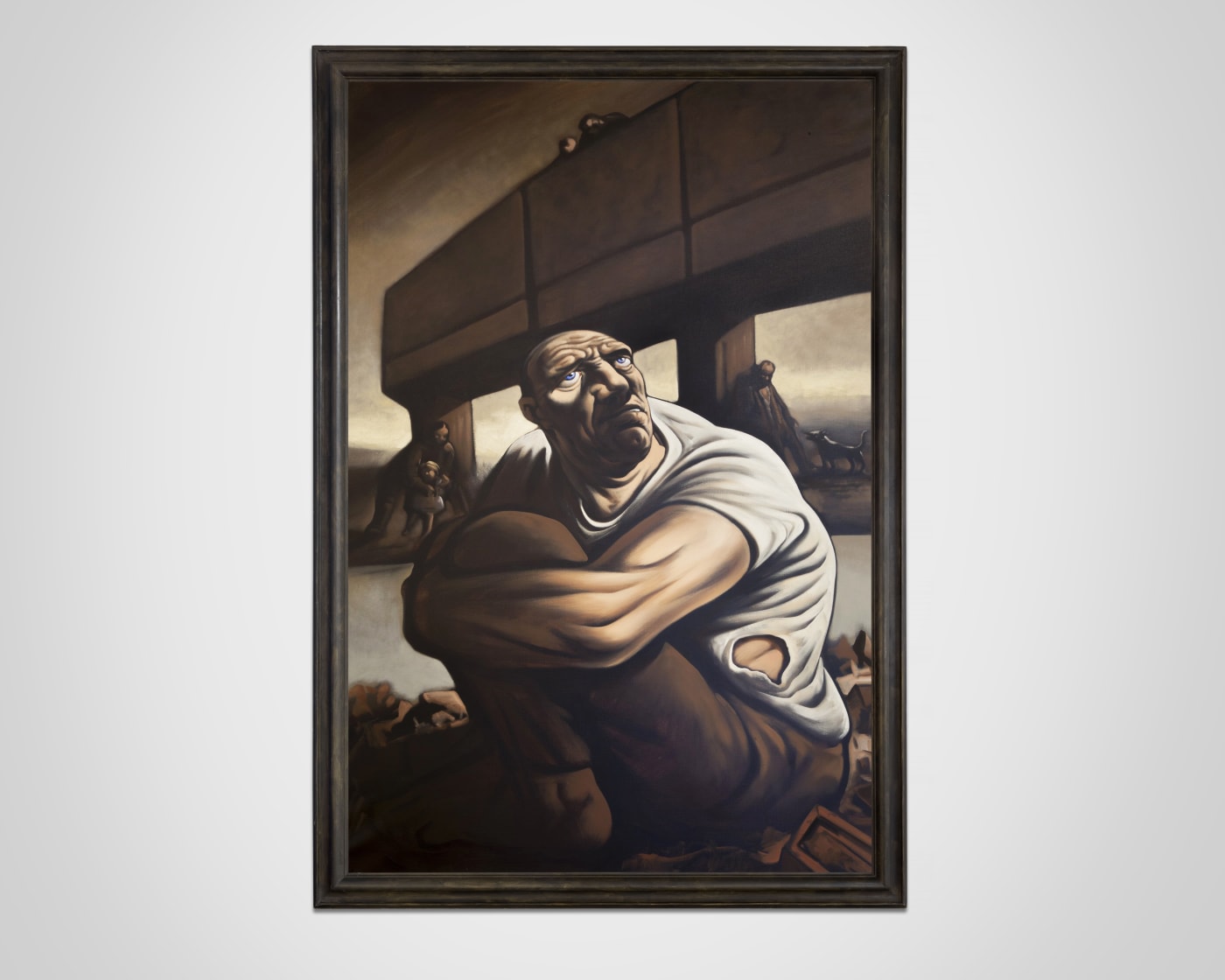 Peter Howson Bridge to Nowhere, 1998-99 Oil on canvas 183 x 122 cm | 72 x 48 in Enquire