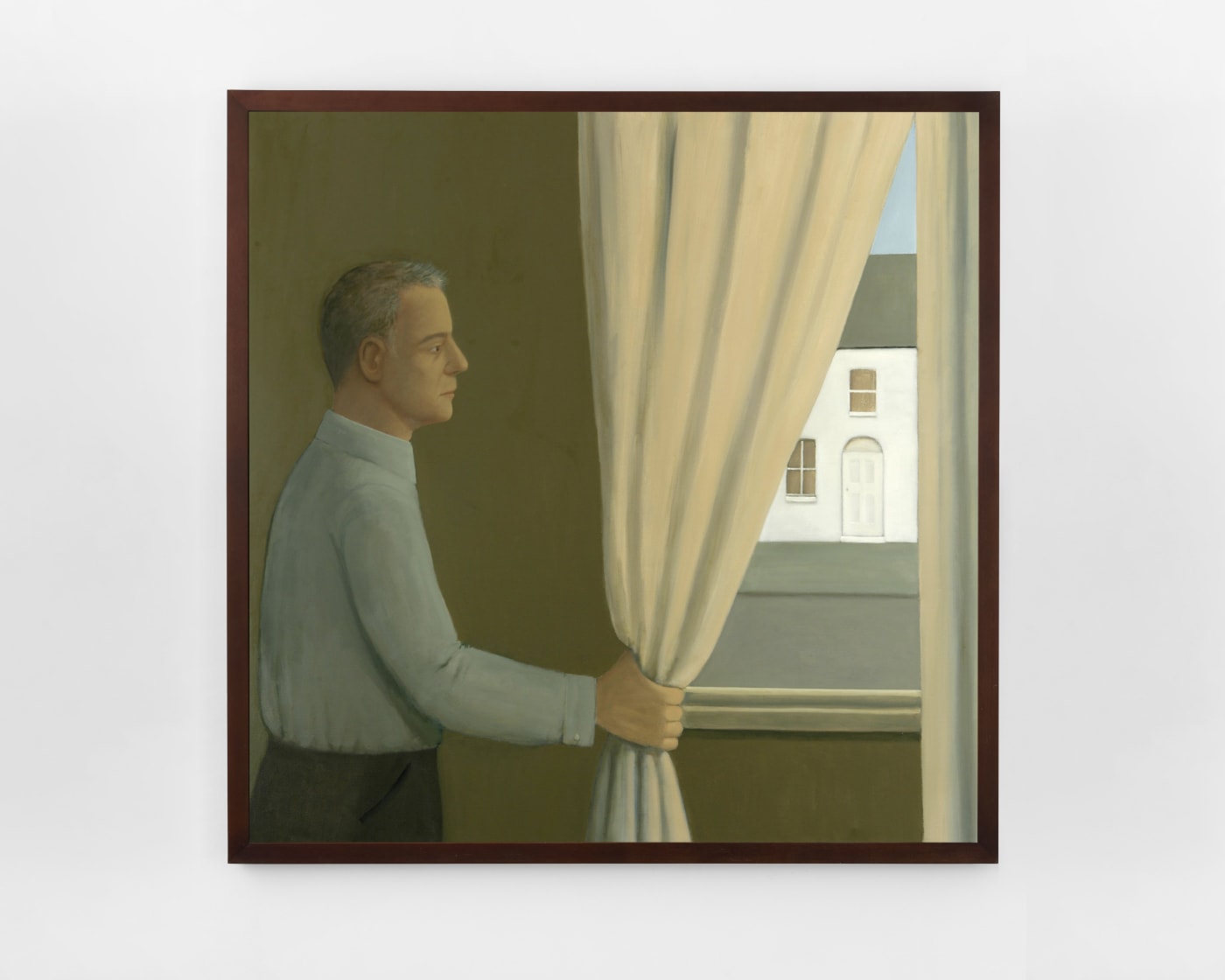 John Kirby Windows, 2010 Oil on canvas 100 x 100 cm | 39 1/2 x 39 1/2 in Enquire