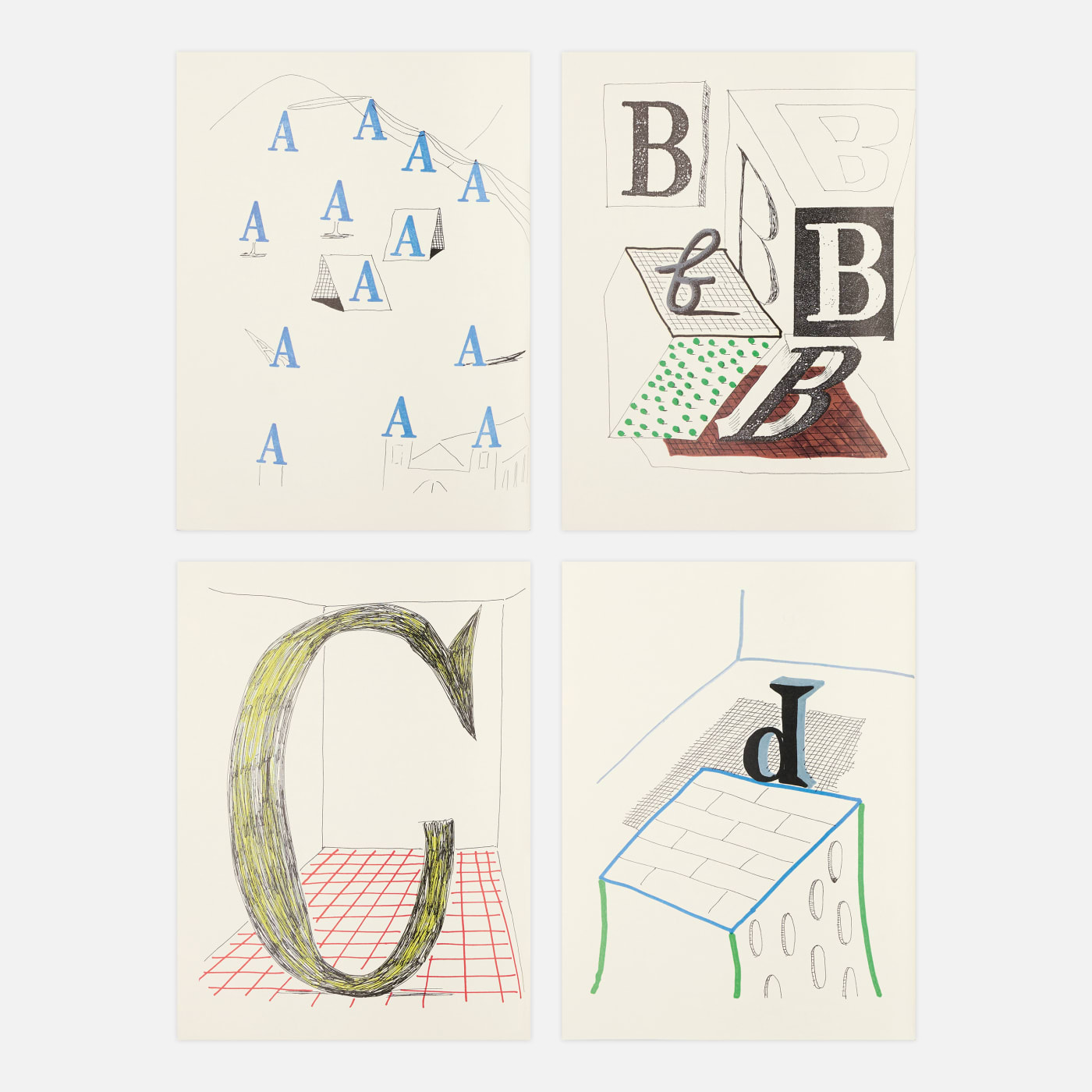 David Hockney (b. 1937) alludes to literary themes across his oeuvre. His biographer, Christopher Simon Sykes, highlights the extent of...