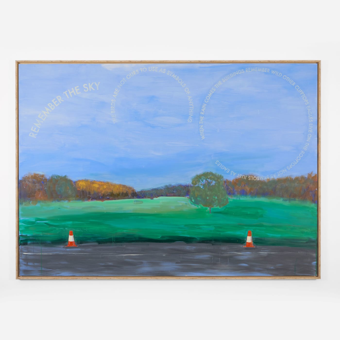 4. Landscape paintings mark a return to his artistic roots