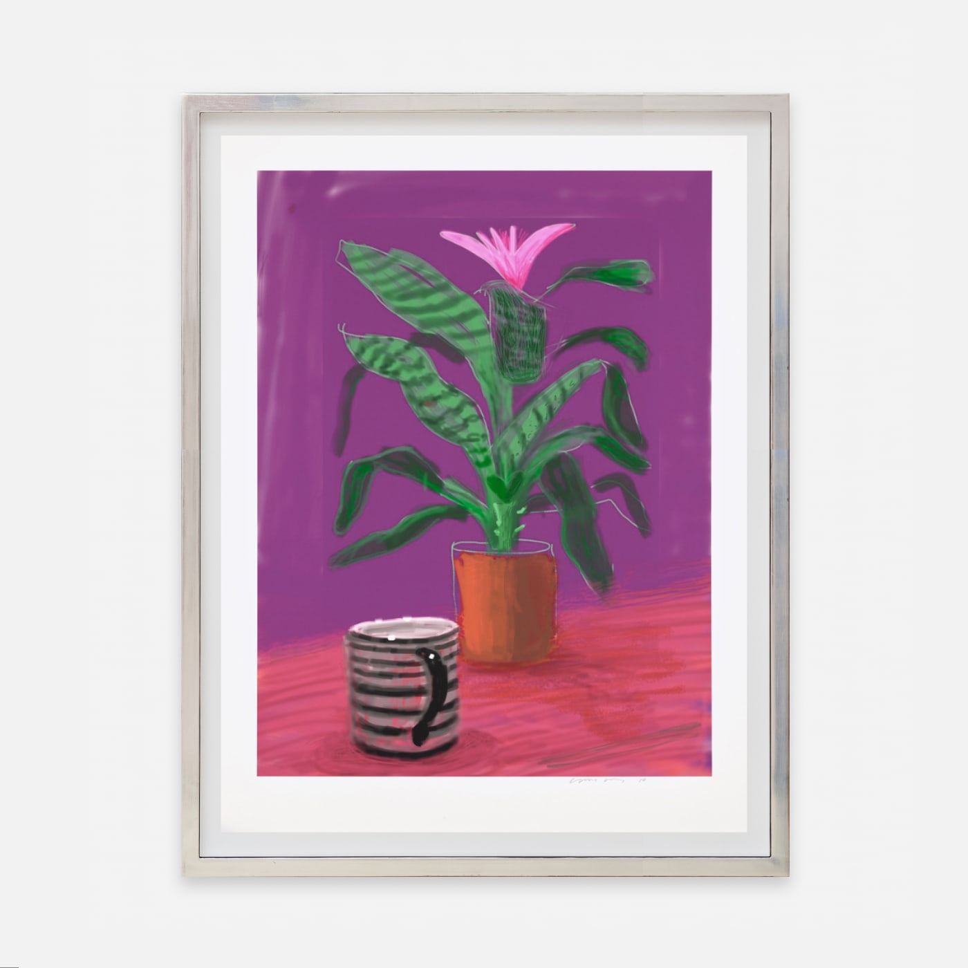 Hockney鈥檚 interest in digital art and technology traces further back