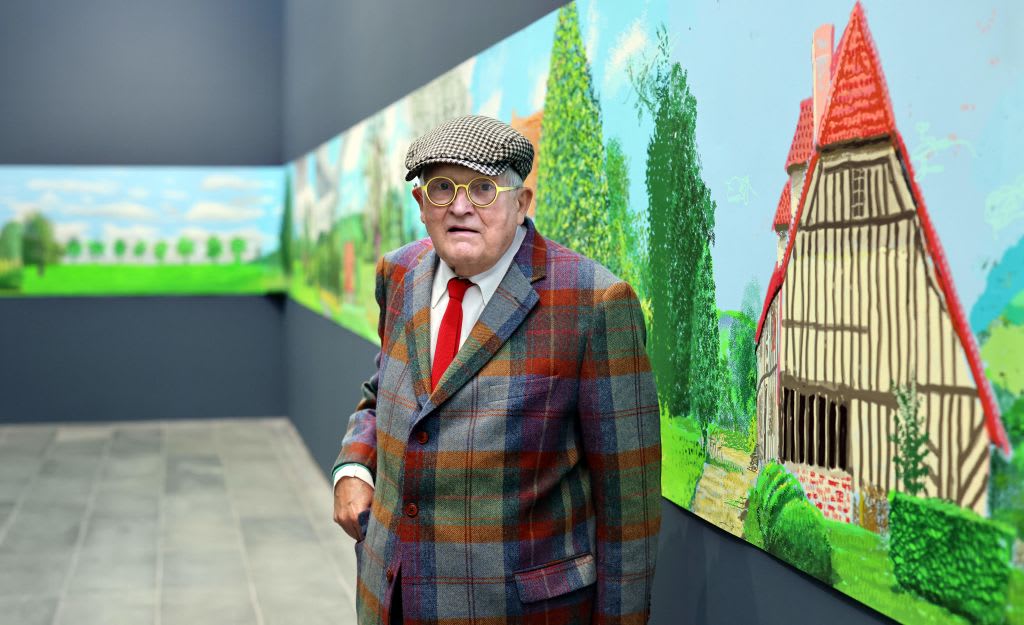 David Hockney born.1937 is an English painter, draftsman, printmaker, stage designer, and photographer. Hockney’s subject matter, techniques and mediums are...