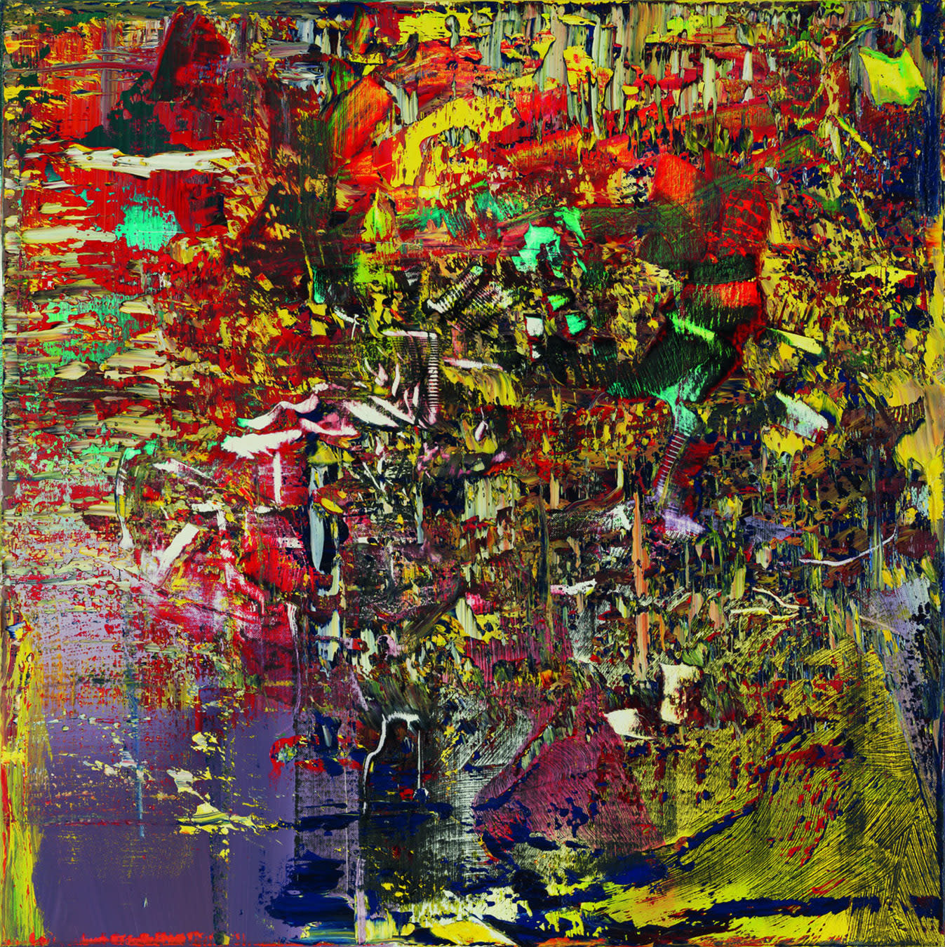 944-954 The abstract works 944-954 are marked by Richter’s hybrid approach of control and chance, precision and expression, with rich-hued...