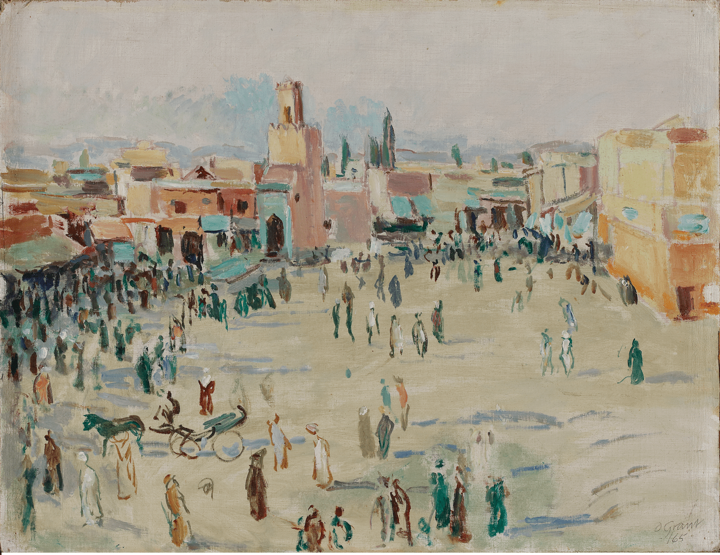 Duncan Grant, the square in Marrakesh