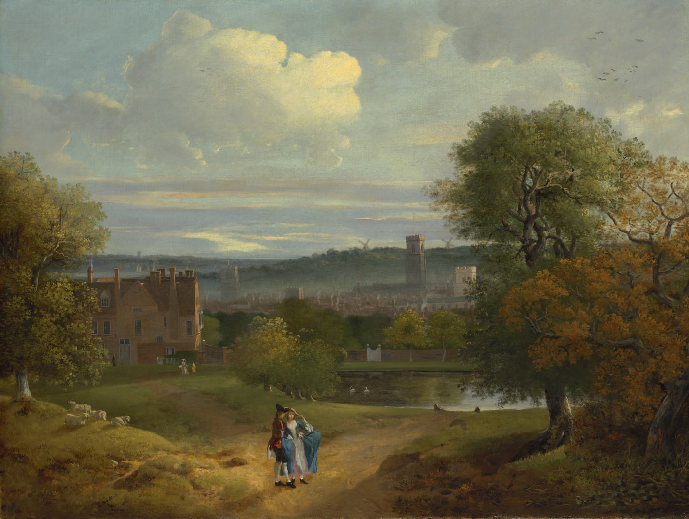 A landscape by Sir Thomas Gainsborough.