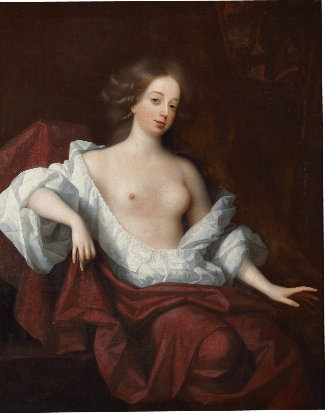 Simon Verelst's portrait of Nell Gwyn, mistress to King Charles II