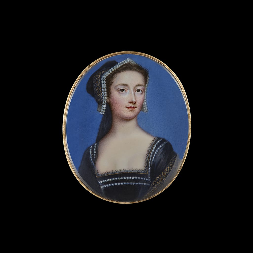 Portrait Miniature of Bluestocking member