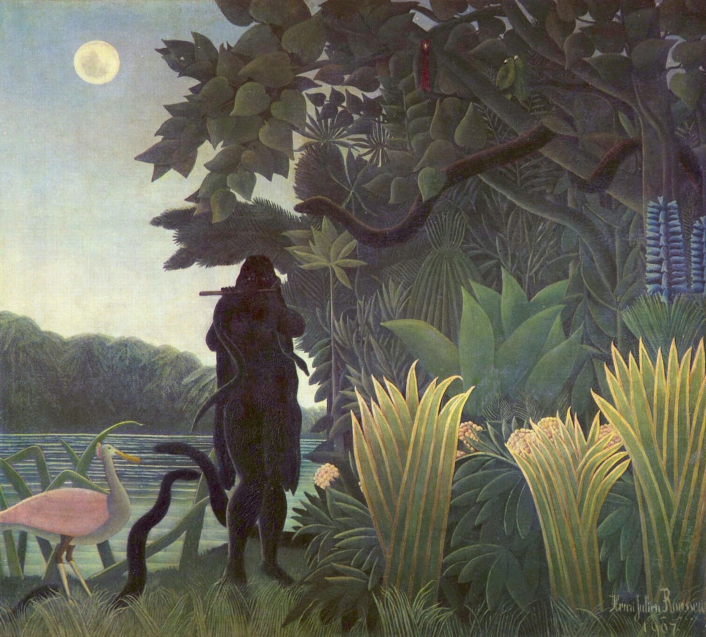 The Snake Charmer by Henri Rousseau