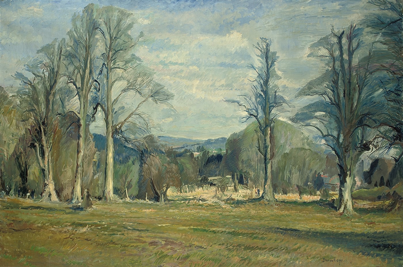 Ronald Ossory Dunlop RA Elms in Spring