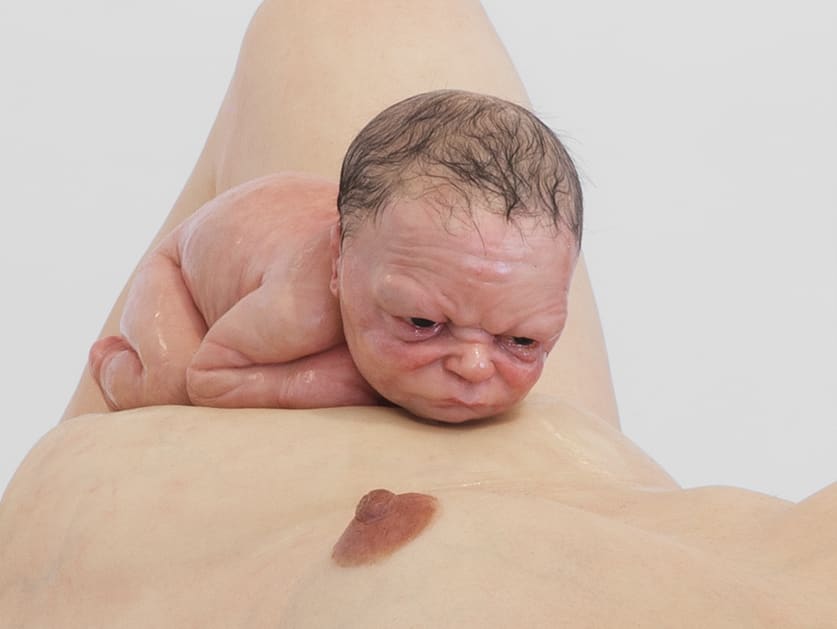 Mother and Child (2003) was created during Mueck’s artist residency at the National Gallery in London, where he was invited...