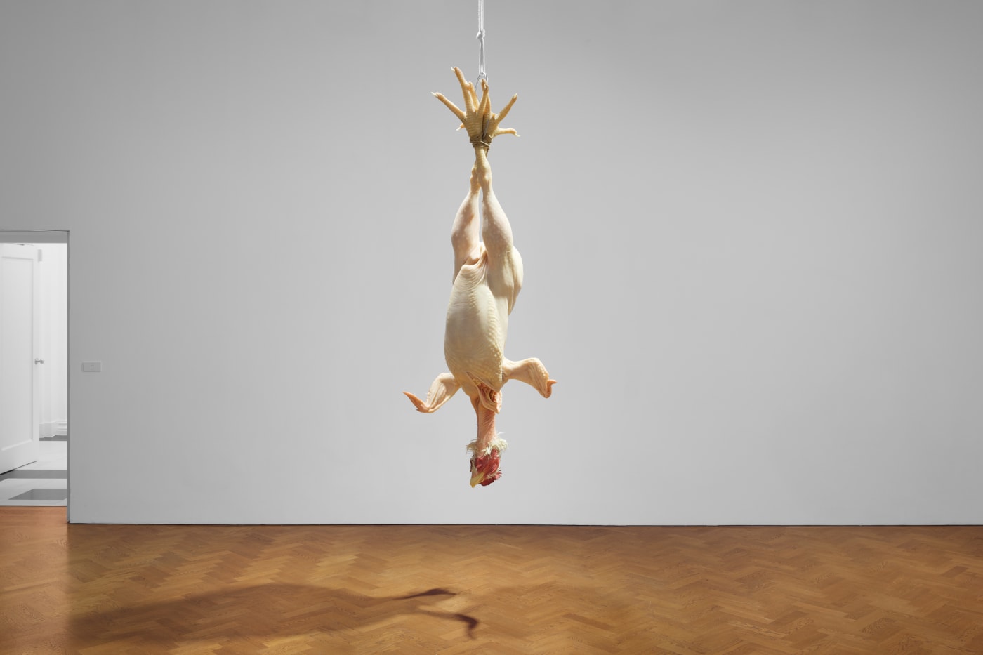 Mueck’s sculptures invite an empathetic engagement with their subjects, whether a human figure or, as in Still Life (2009), the...