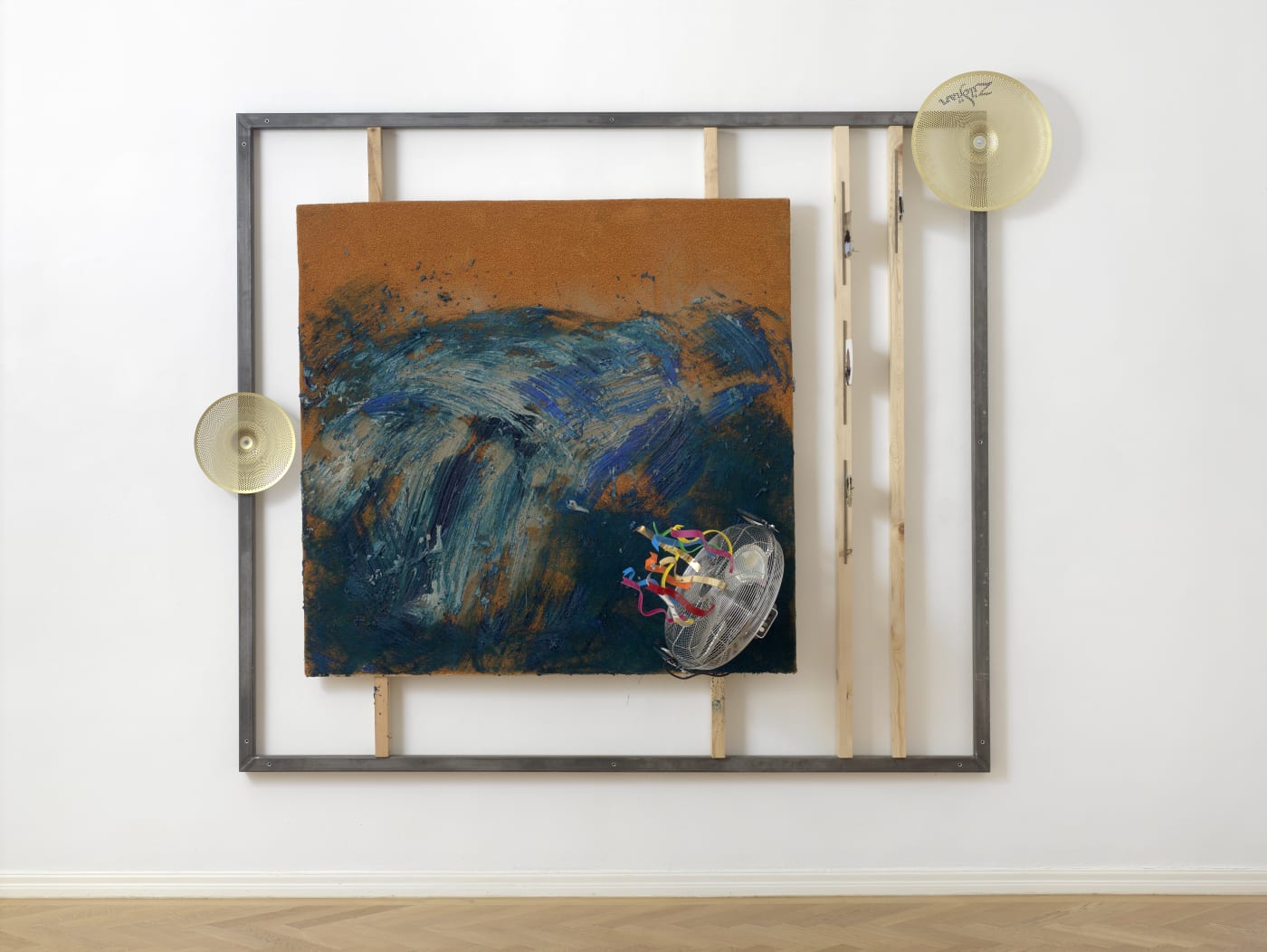 I wanted a painting that evoked motion. It’s a painting that happened after being in a hurricane in New York...