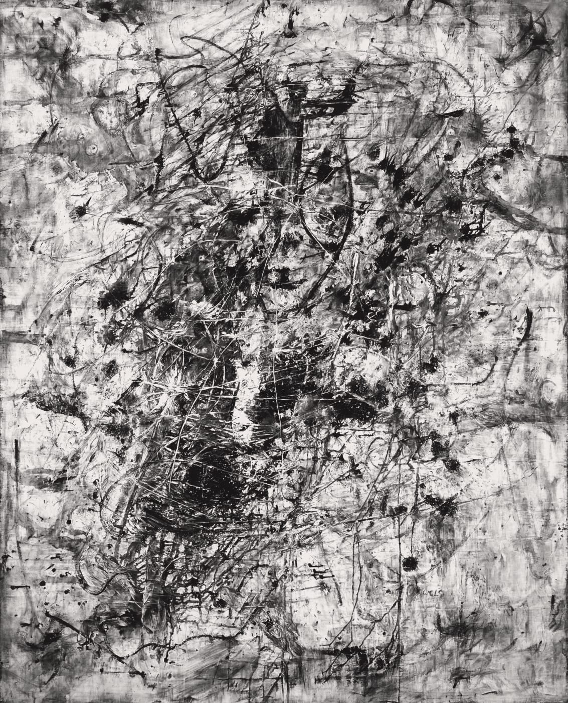 Longo is fascinated by Wols, whose radical technique of drips and splashes shocked those who first saw the paintings in...
