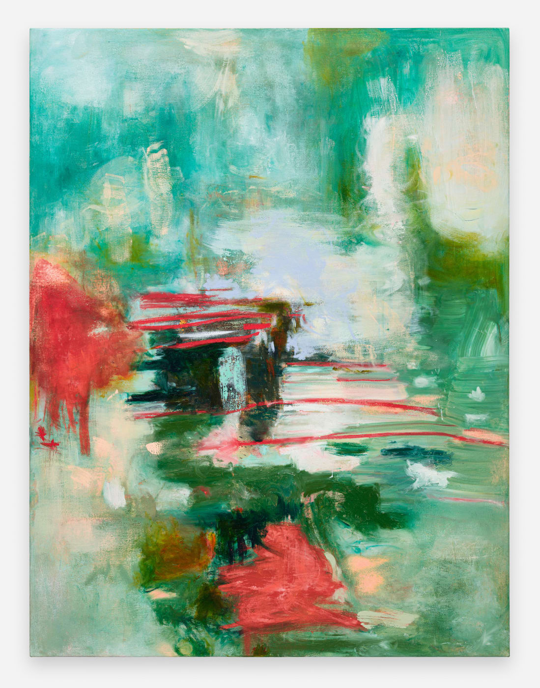 Rooney refers to the groups of paintings she creates together as a ‘family’. Their colours and moods correspond at times,...