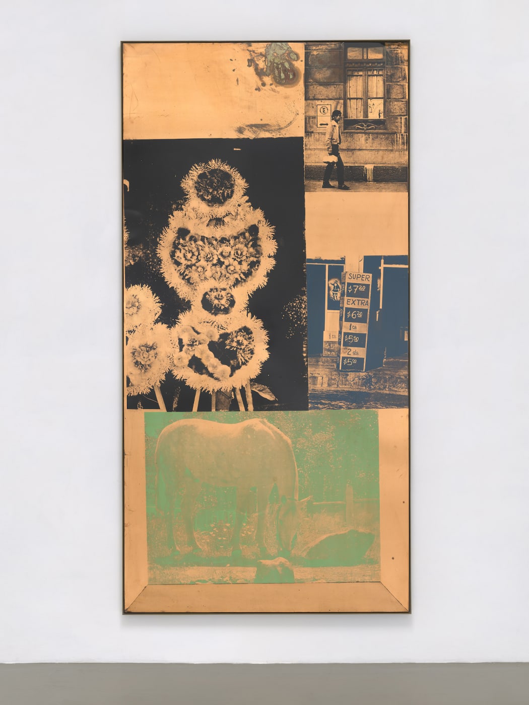 The first series of Rauschenberg's metal paintings, the Copperhead-Bites mark the artist's pioneering transition from working on canvas, as he...