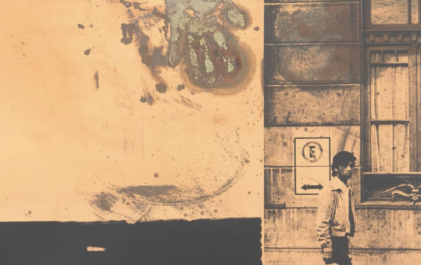 The first series of Rauschenberg's metal paintings, the Copperhead-Bites mark the artist's pioneering transition from working on canvas, as he...