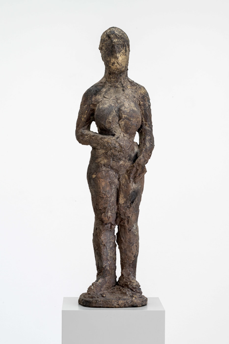 The artist worked primarily from models and his sculptures carry the impressions of this human contact, striving to capture the...