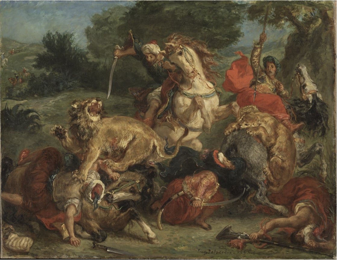 The artist does not execute preparatory sketches before putting brush to canvas: instead, he works directly in paint, forming his...