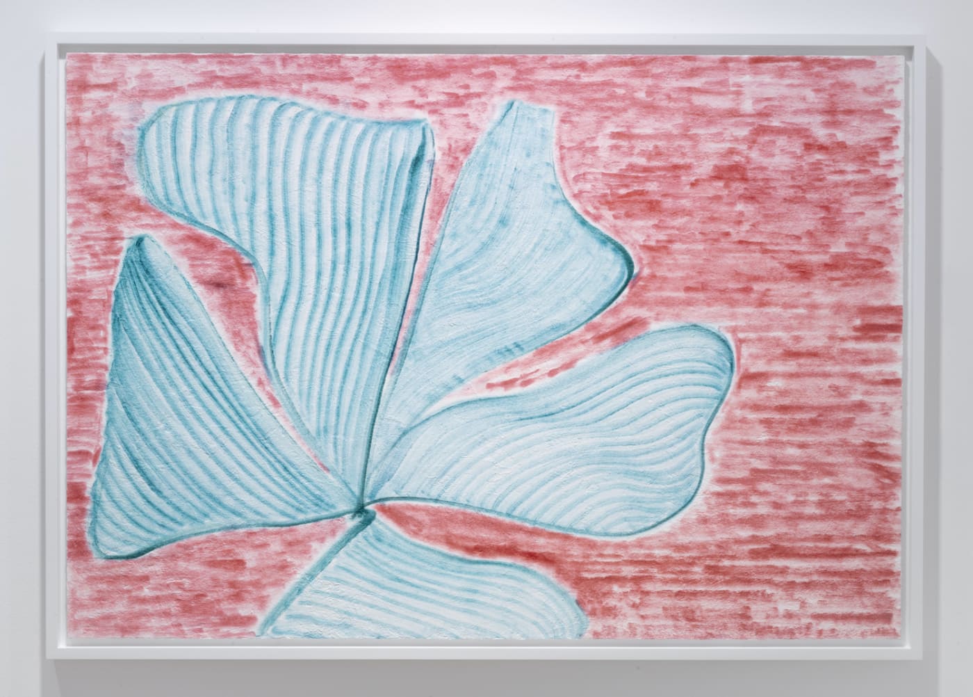 Mer rouge, 2019 Pigment, oil stick, gesso on varnished panel 98 x 140 cm (38,58 x 55,12 in) 'My painting...