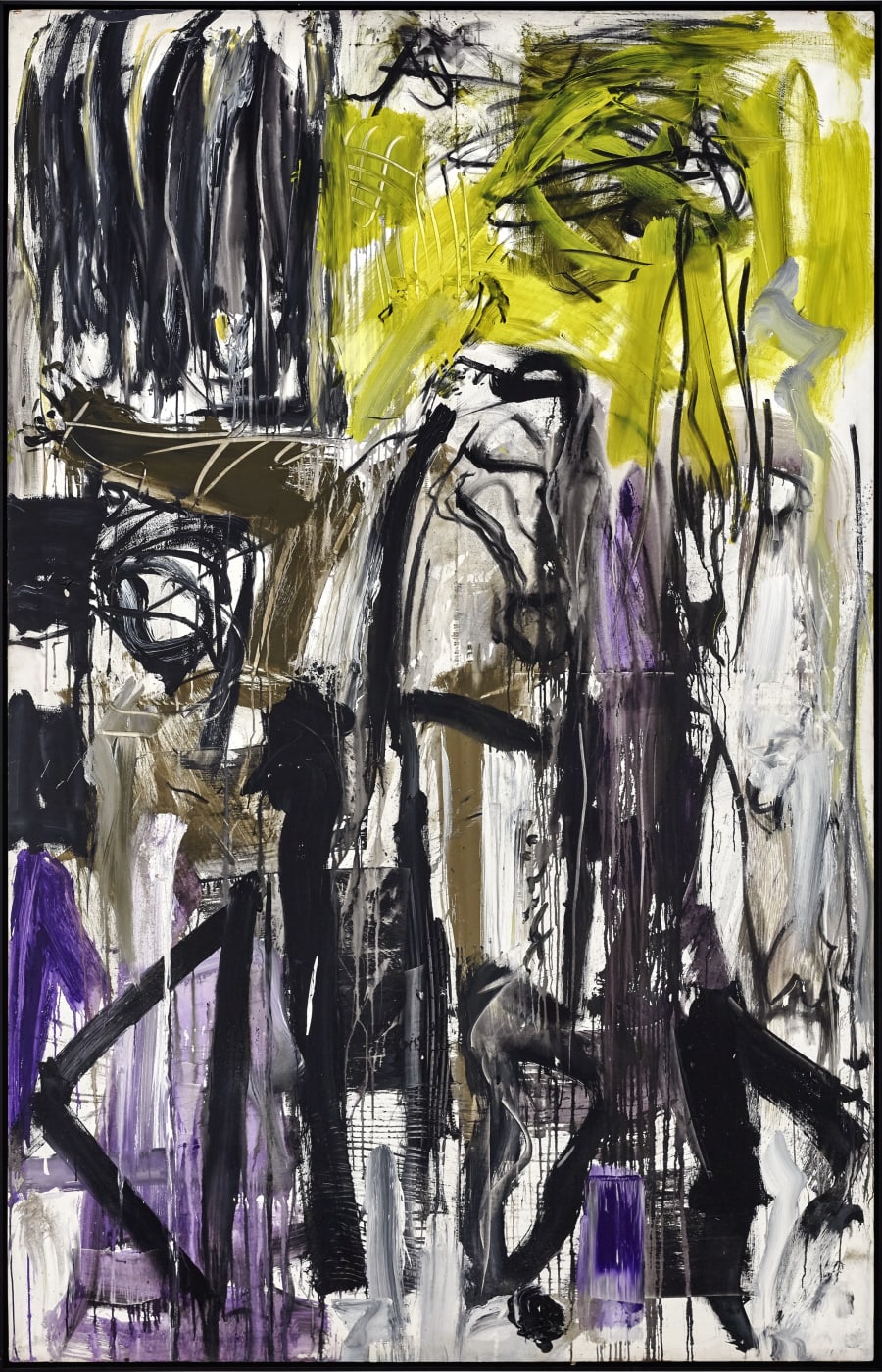 First exhibited at the Venice Biennale in 1982, Vedova’s Emerging ’82 – 9 – ... A l’Ouest rien de nouveau...