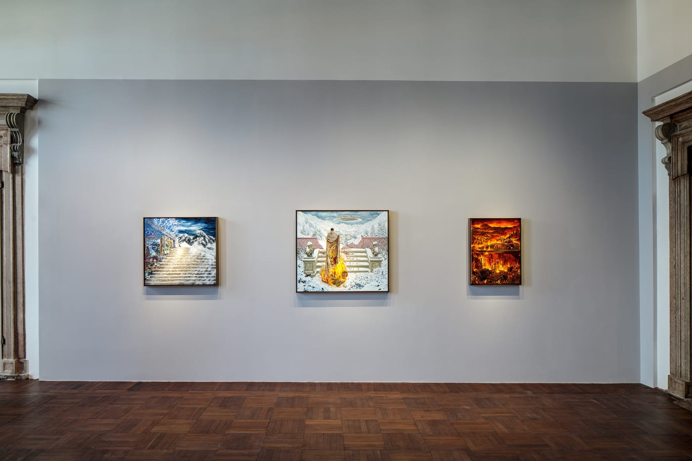 Raqib Shaw Palazzo della Memoria Curated by Norman Rosenthal 22 April—25 September 2022 Galleria Internazionale d’Arte Moderna, Ca’ Pesaro Santa...
