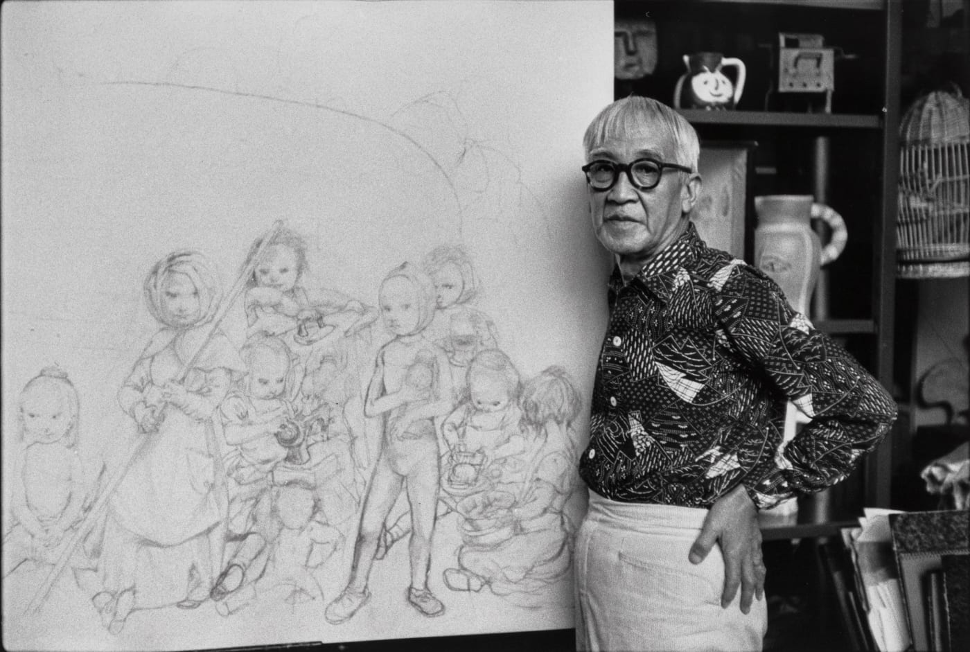 Léonard Tsuguharu Foujita, or Tsuguji Fujita, was a painter and printmaker born in Tokyo in 1886. Upon arriving in Paris...