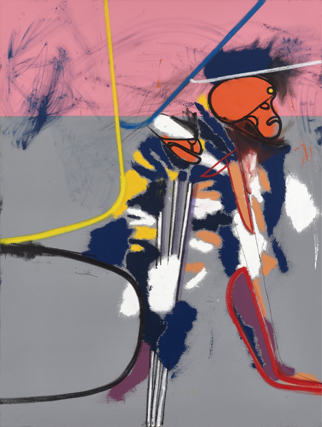 Perlenketten, 2022 Oil on canvas 220 x 165 cm