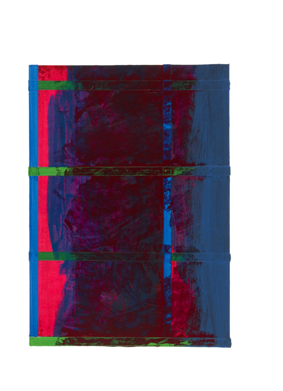 Throughout the works, geometric forms and spatial indicators challenge and perturb vision as much as they structure it. In this...