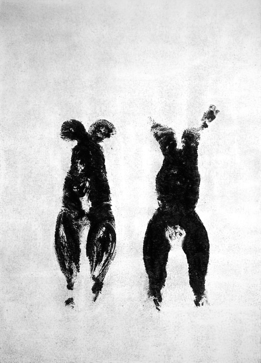 Whereas Klein’s Anthropométries were realised in a few minutes, often in front of an audience, Longo’s rendition is the product...