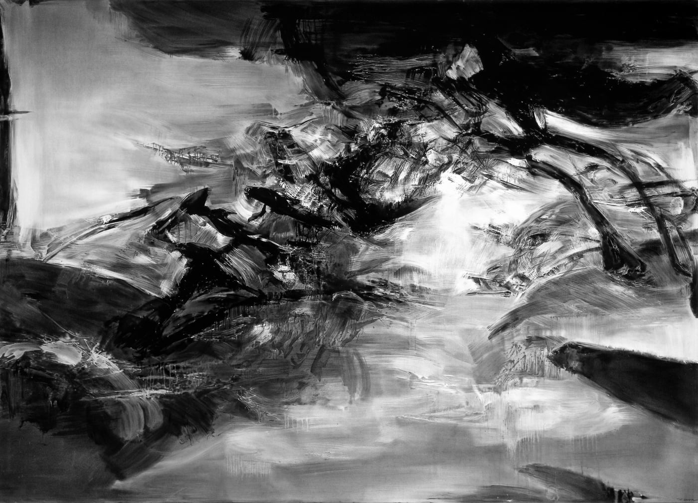 Light was of primary importance for Zao, whose paintings have been described as ‘translucent’. The effect is heightened even further...