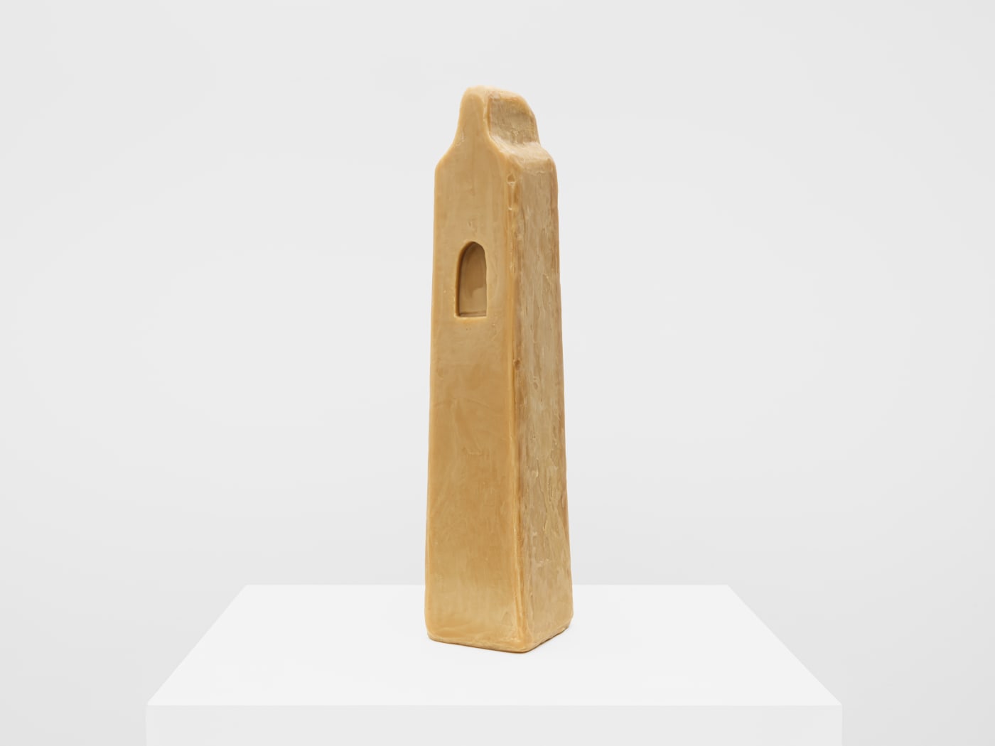 Wolfgang Laib Tower of Silence, 2020 Wax 76 x 16 x 17 cm (29.9 x 6.3 x 6.7 in)