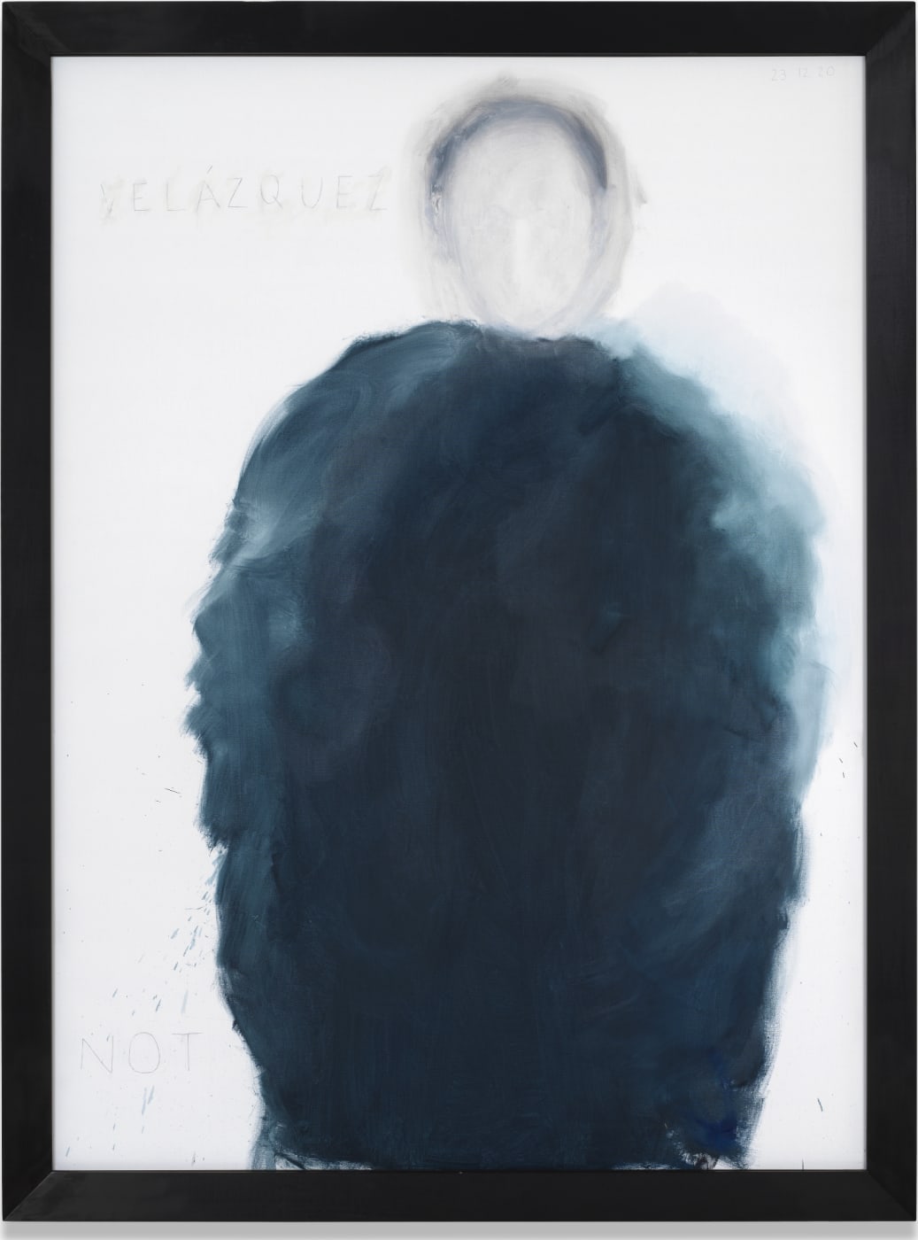 Not Vital Velázquez, 2020 Oil on canvas Image 240 x 180 cm (94.49 x 70.87 in)