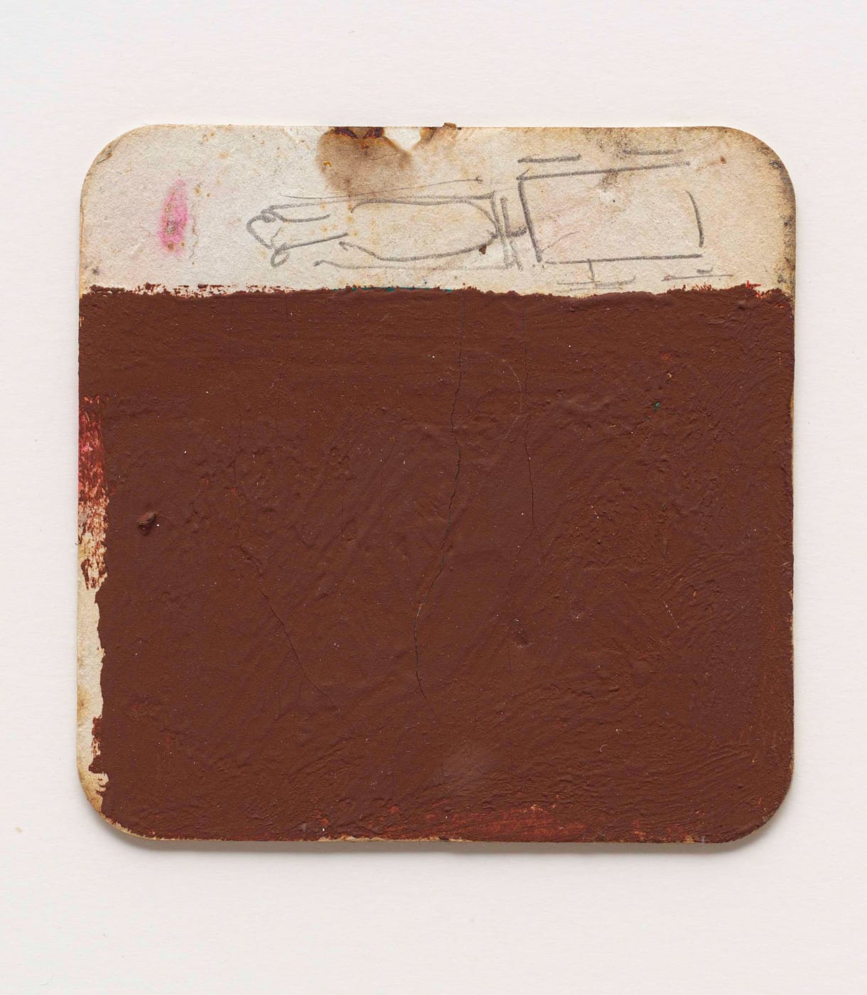 Around 1960, Beuys developed his own medium, Braunkreuz, which contained a variety of substances including oil paint, iron alloys, chrome...