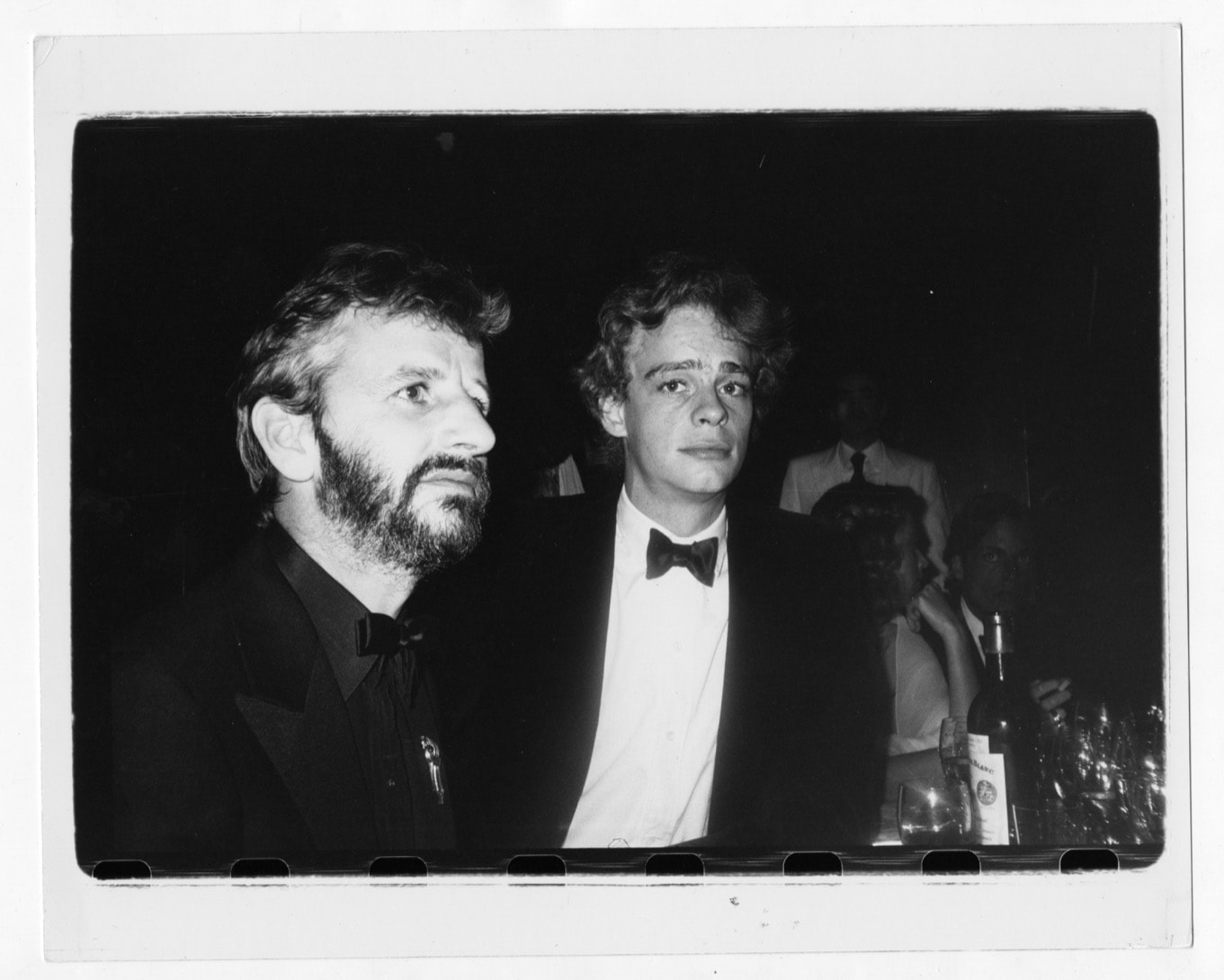 Wedding guests: Ringo Starr and Loel Guinness. — BC Ringo Starr and Loel Guinness, Maria Niarchos' Wedding, Deauville, 1979 Vintage...