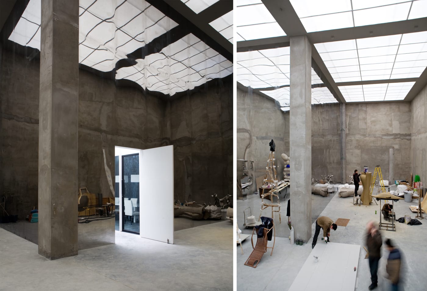 Vital has described how the stainless steel walls of his studio in Caochangdi produce reflections of the studio's interior rather...