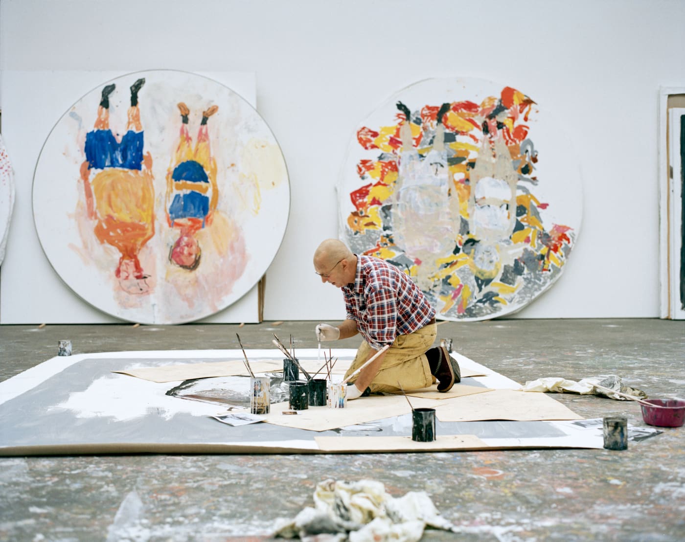 BASELITZ IN THE STUDIO From 7 April 2023 Hall Art Foundation Kunstmuseum Schloss Derneburg The Hall Art Foundation presents Baselitz...