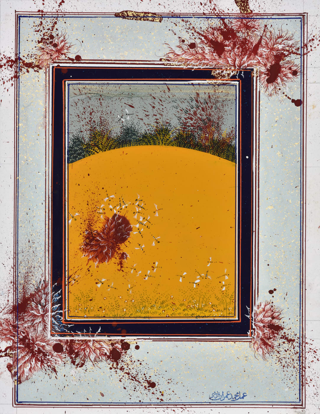 Creating a dialogue between the tradition of miniature painting and the contemporary landscape has always been central to Imran Qureshi’s...