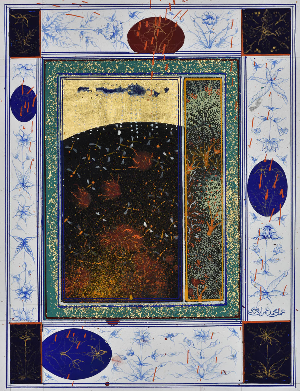 The artist qualifies himself as ‘intrigued by accident’. The preciousness of his new miniature paintings is tempered with spontaneity in...