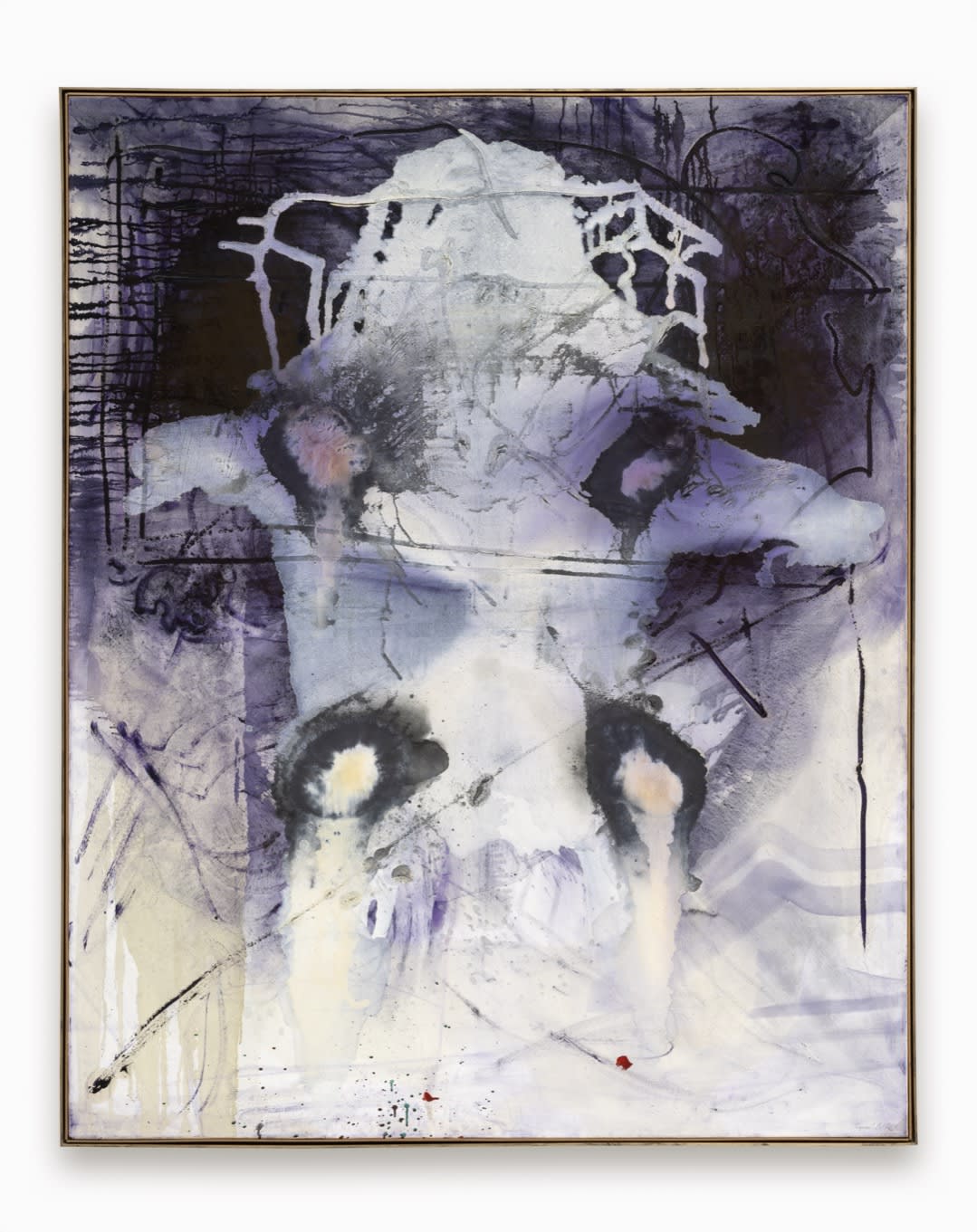 Composed of four paintings, the series responds to the principles of catastrophe theory, whereby small, repeated disturbances within a state...