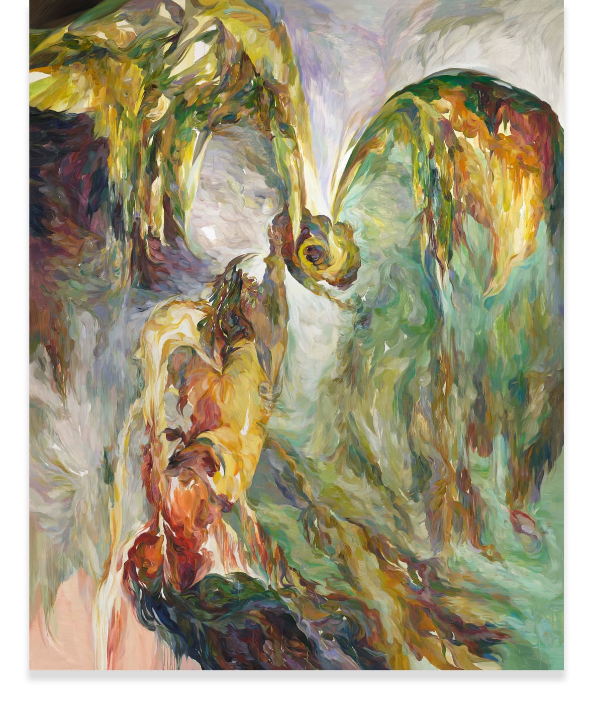 YaYa Yajie Liang Circle Dance, 2024 Oil on canvas 200 x 160 cm (78.74 x 62.99 in)