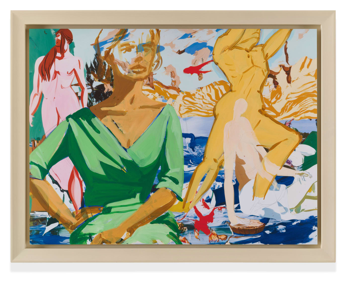 Untitled, 2025 Flashe, acrylic and pencil on paper mounted on aluminium 49.53 x 66.04 cm (19.5 x 26 in)