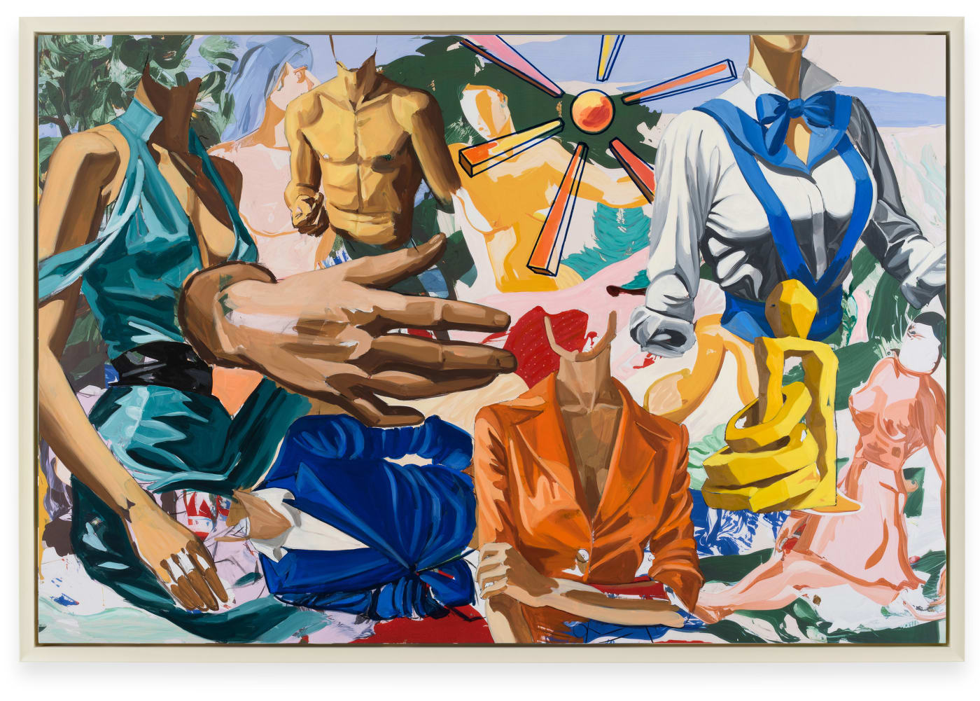 The machine – once fed a ‘specific diet’ of Salle’s Pastorals – was induced to ‘warp’ the pictorial space of...